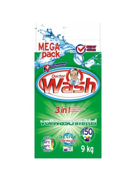 Стиральный порошок Doctor Wash универсал 9 кг (пакет) (150 стирок)