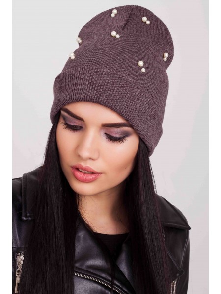 Модная шапка CASKONA MOLLY какао (CS 109408)