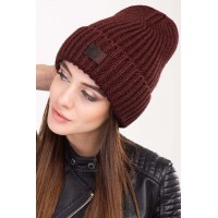 Женская стильная шапка ODYSSEY ОАЗИС бургунди (33902-137)