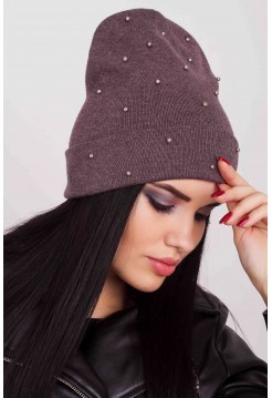 Модная шапка CASKONA HOLLY какао (CS 109708)