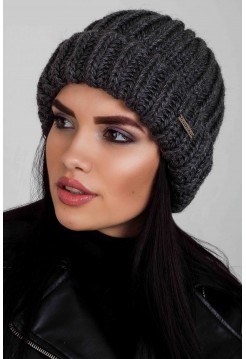 Модная шапка CASKONA INFINITY M FLIP темно-серый (CS 113702)
