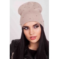 Модная шапка CASKONA HOLLY крем (CS 109712)