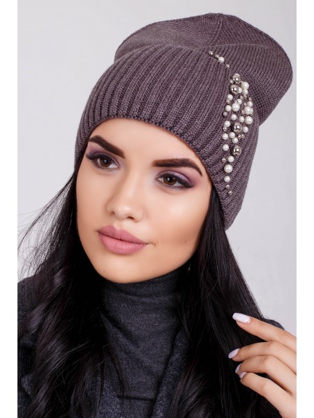 Зимняя шапка CASKONA SALLY FLIP UNI какао (CS 122408)